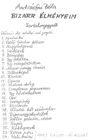 Bizarr élményeim Bizarr élményeim